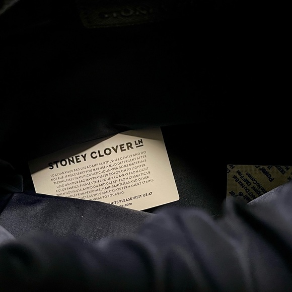 Stoney Clover Lane Scrunch Handle Bag - Navy - Picture 6 of 7